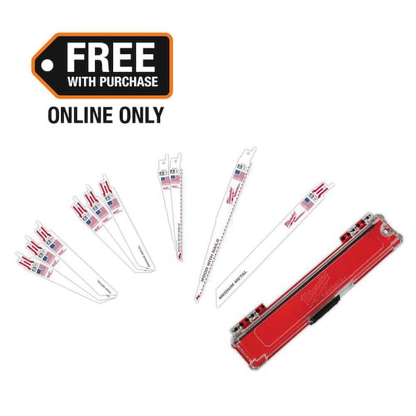 SAWZALL Wood and Metal Cutting Bi-Metal Reciprocating Saw Blade Set (10-Piece)