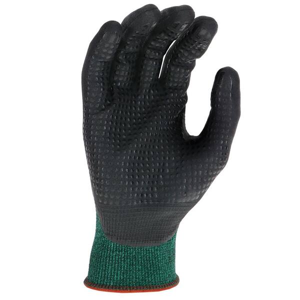 Seamless Knit Engineered Yarn Glove with Premium Nitrile Coated MicroFoam  Grip on Palm & Fingers - Touchscreen Compatible - 34-8743/M