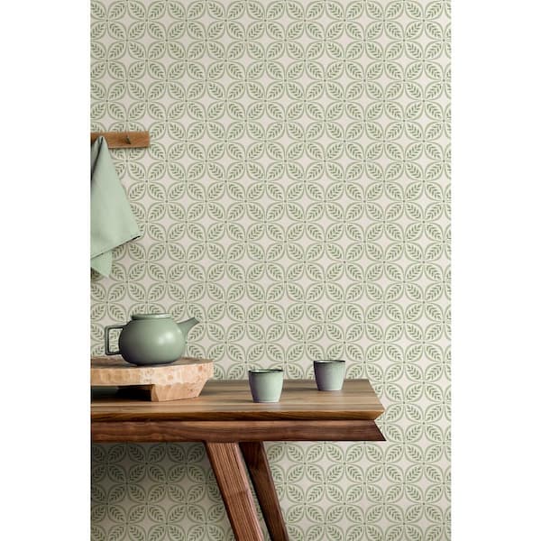 Green Morgrove Trellis Wallpaper