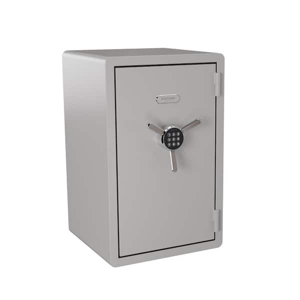 4.5 cu. ft. Fire and Waterproof Home and Office Safe with Electronic Lock, Frost Gray