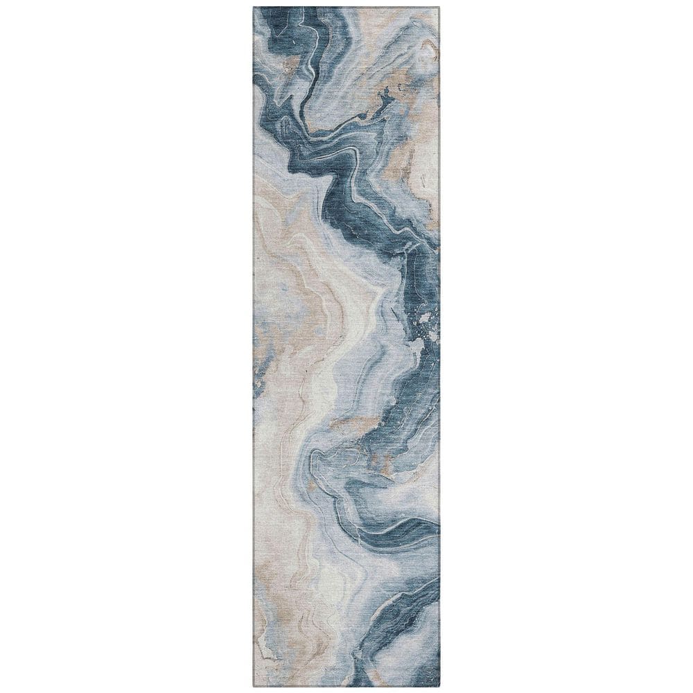 Chantille Machine Washable Indoor/Outdoor Abstract ACN1862 Beige 2 ft. 3 in. x 7 ft. 6 in. Runner Rug price history on PriceWatchPro