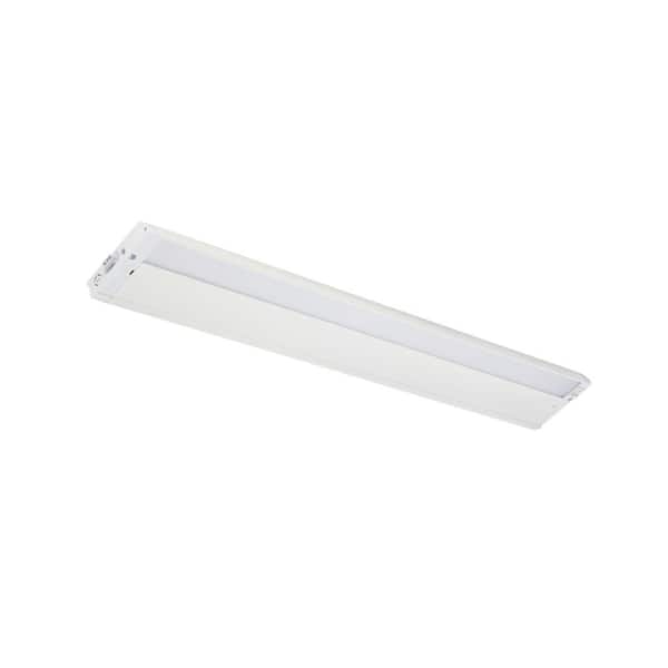 KICHLER 4U Series 30 in. 3000K LED Textured White Under Cabinet Light with Frosted Diffuser
