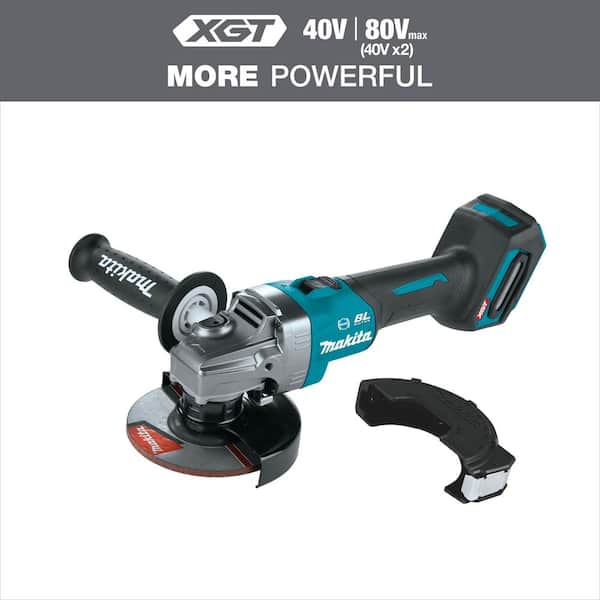Makita 40V Max XGT Brushless Cordless 4-1/2/5 in. Angle Grinder with Electric Brake (Tool Only)