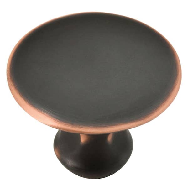 Liberty Sweepy 1-1/4 in. (32mm) Bronze with Copper Highlights Round Cabinet Knob