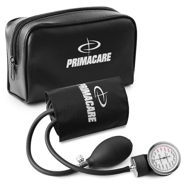 Large Adult Size Blood Pressure Cuff Manual Aneroid Sphygmomanometer with  Carry Case