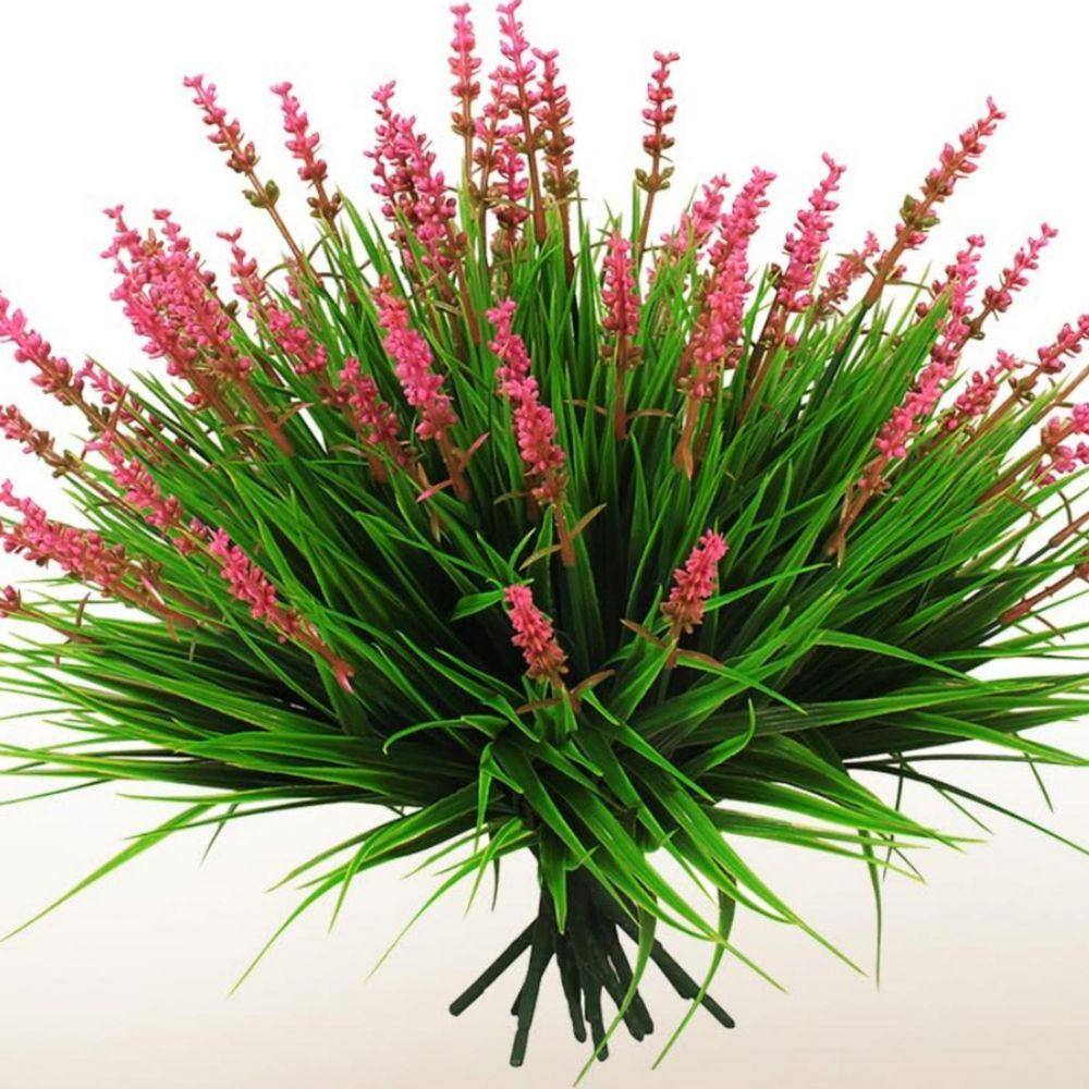 fakeasflowers ロザリオ 14.1 in Pink 12 Bundles Artificial other Plants Outdoor Fake