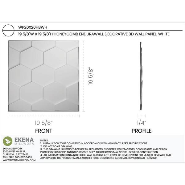 SPI Home 35123 13 x 6 x 3 in. Honeycomb & Bee Wall Mounted