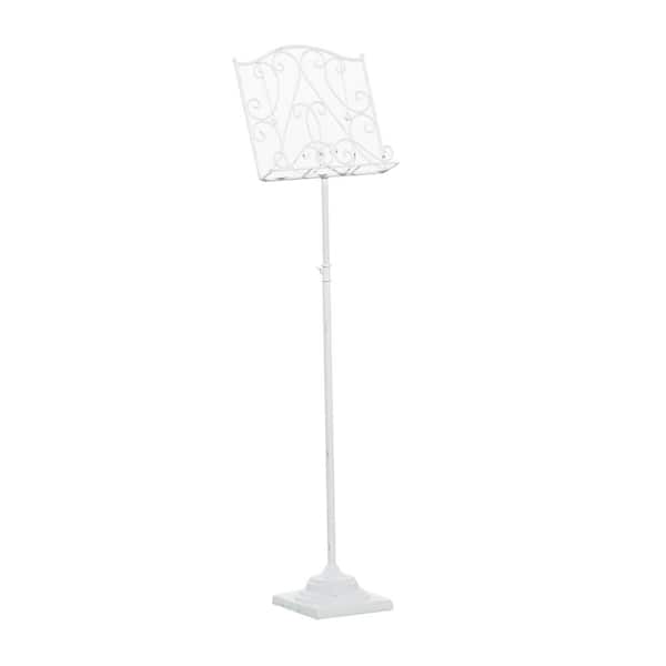 Litton Lane White Metal Easel 56 in. x 13 in.