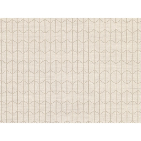 Warner Gauntlet Cream Geometric Vinyl Strippable Wallpaper (Covers 60.8 sq. ft.)