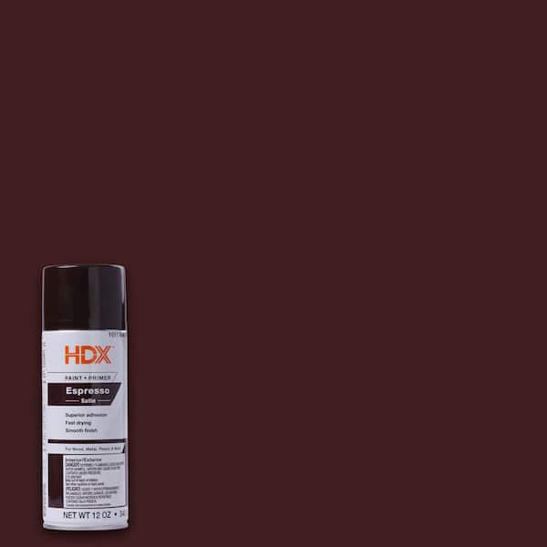 12 oz. Paint and Primer Satin Dark Brown Spray Paint