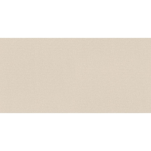 Unbranded Fusion Collection Hessian Effect Texture Beige Matte Finish Non-pasted Vinyl on Non-woven Wallpaper Roll