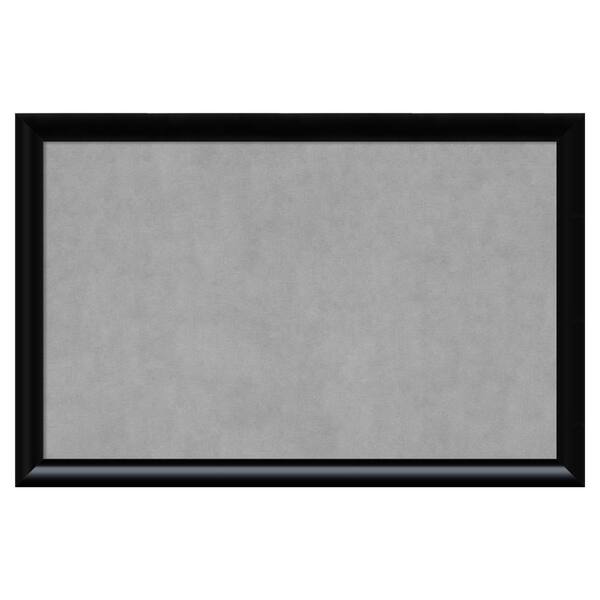 Amanti Art Steinway Black Scoop 35 in. x 23 in Framed Magnetic Board