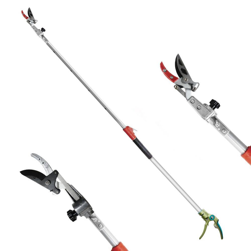 1 in. SK5 Steel Blade Pruning Saw, Pruner with 7.7-13.8FT Telescopic Pole Rotating Head Cut, Hold System for Branches price history on PriceWatchPro