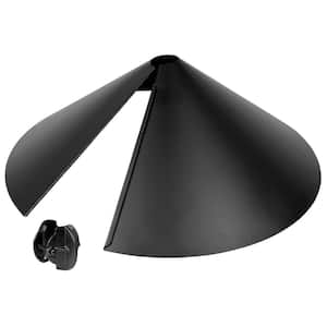 Squirrel Shield Metal Wrap Around Squirrel Proof Baffle Black 18 in