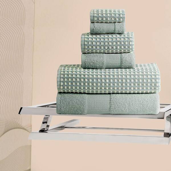 Porto Towel Set - 3 PC White / Gold