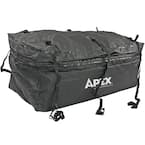 60 in. Waterproof Hitch Cargo Carrier Rack Bag with Expandable Height