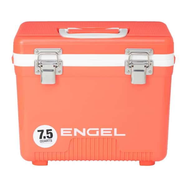 Engel 19 qt. 4.75 Gal. Hard Sided Live Bait Fishing Dry Box Cooler, White  ENGLBC19-N - The Home Depot