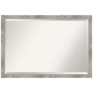 Dove Greywash Square 38.5 in. H x 26.5 in. W Framed Wall Mirror