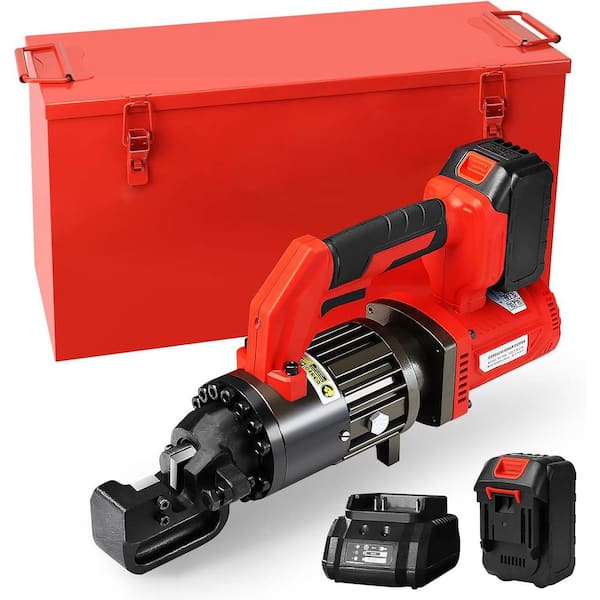 Cordless Electric Hydraulic Rebar Cutter Portable Handheld Cutting Saw Li-ion Battery Version 4-16 mm Rebar