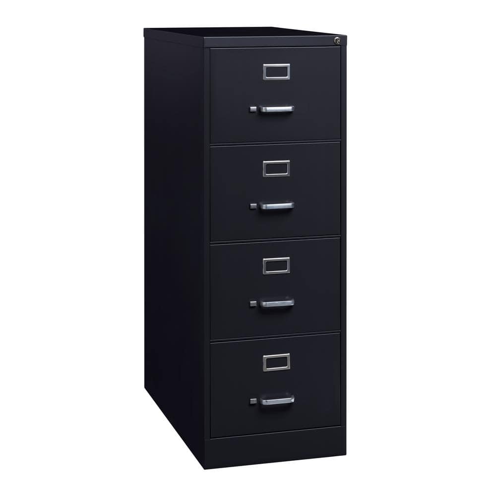 26.5 in. D 4-Drawer Black Metal Legal Width 18 in. W Vertical File Cabinet Commercial Grade price history on PriceWatchPro