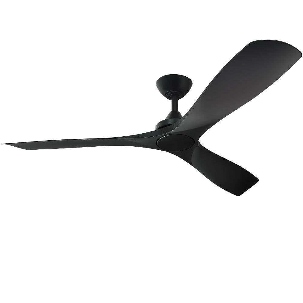 Depuley 52 in. Modern Ceiling Fan No Light in Black with Remote and 3