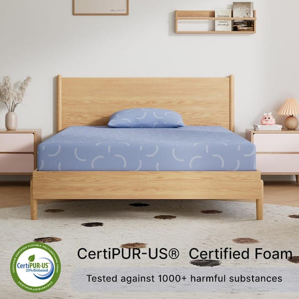 IKidz Ocean Twin Firm Memory Foam 7 in. Mattress