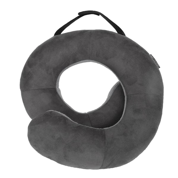 Deluxe Dark Gray/Light Gray Wrap N Rest Pillow