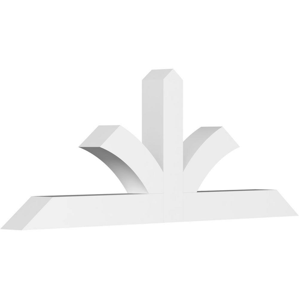 84 in. W x 31 1/2 in. H x 6 in. D x 6 in. F, 9/12 Pitch, Richland Signature Urethane Gable Bracket, Primed Tan price history on PriceWatchPro