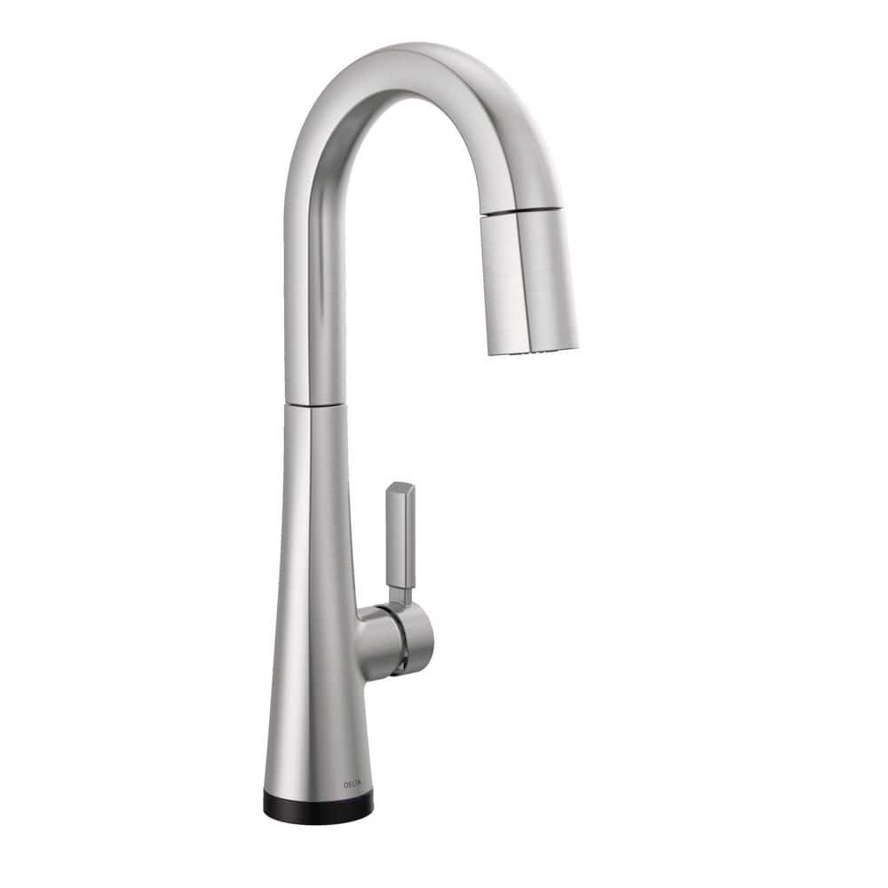 Monrovia Touch2O with Touchless Technology Single Handle Bar Faucet in Lumicoat Arctic Stainless price history on PriceWatchPro