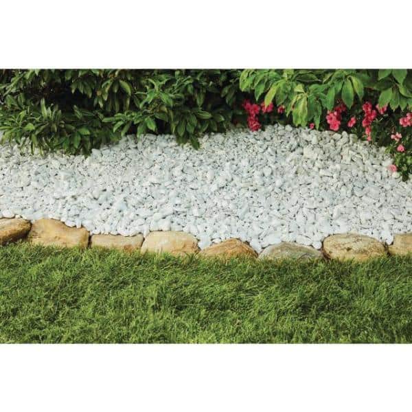 Premium White Marble Chips 64 Bags, Premium White Marble Stone For Landscaping