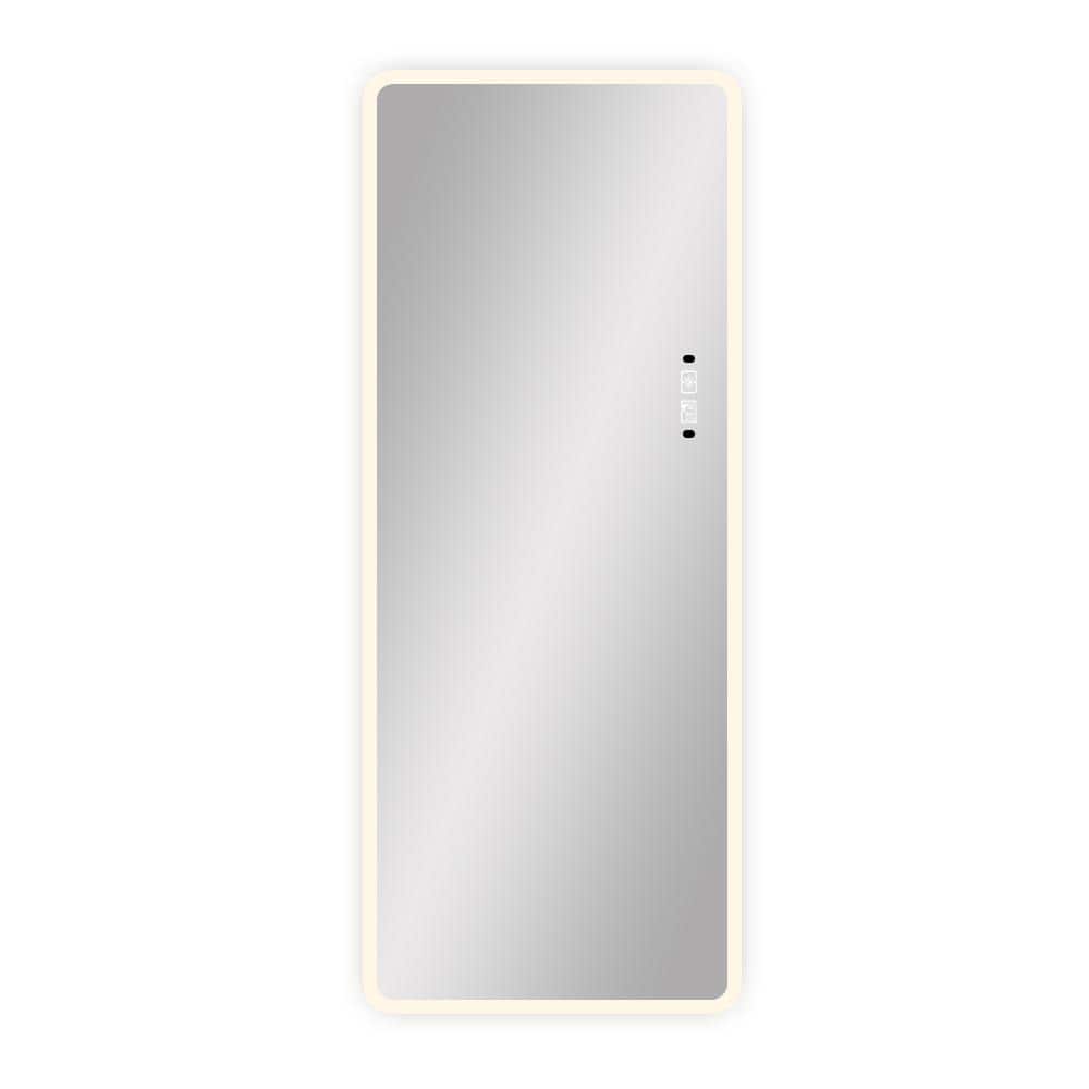 21.7 in. W x 65 in. H Rectangular Rounded Corners Frameless Wall LED Bathroom Vanity Mirror price history on PriceWatchPro