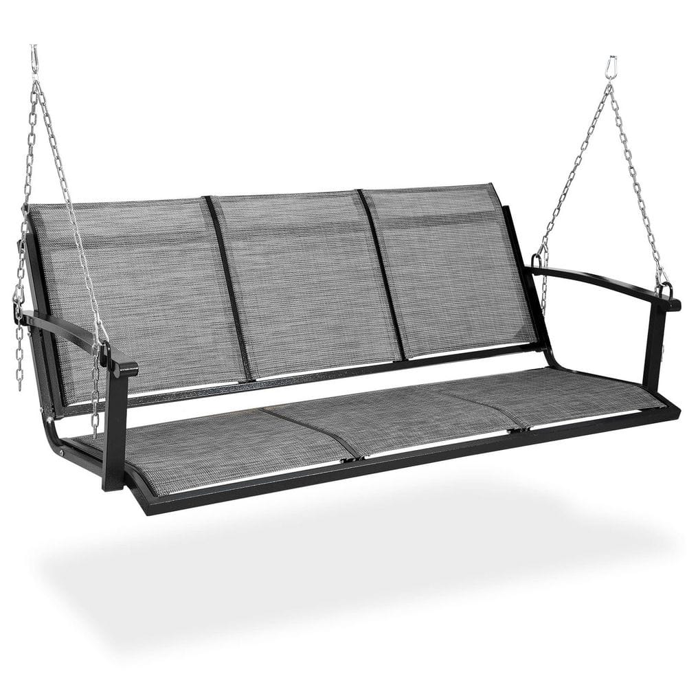 5. 2FT 3 Seat Textilene Outdoor Porch Swing Heavy Duty 660lbs Capacity with Hanging Chains price history on PriceWatchPro