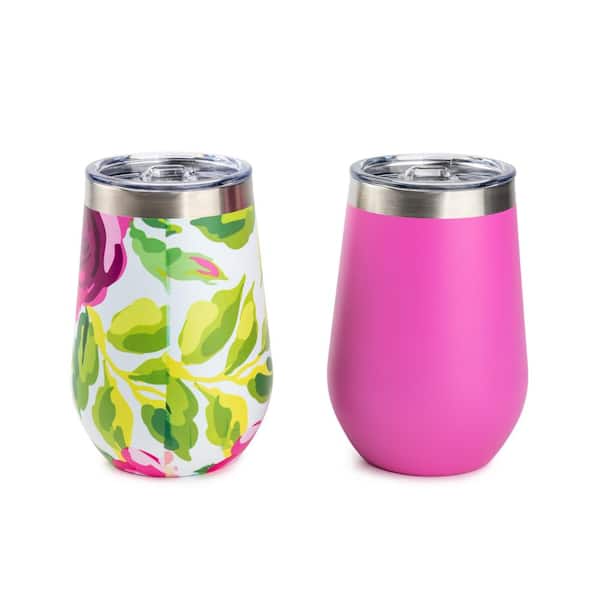 https://images.thdstatic.com/productImages/e9471cc3-830a-4d12-ba68-71b514840198/svn/pink-floral-manna-drinking-glasses-sets-29702-66_600.jpg