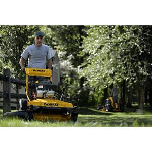 DW33 33 in. 344 cc OHV Briggs and Stratton Electric Start Engine Wide-Area Gas Walk Behind Lawn Mower