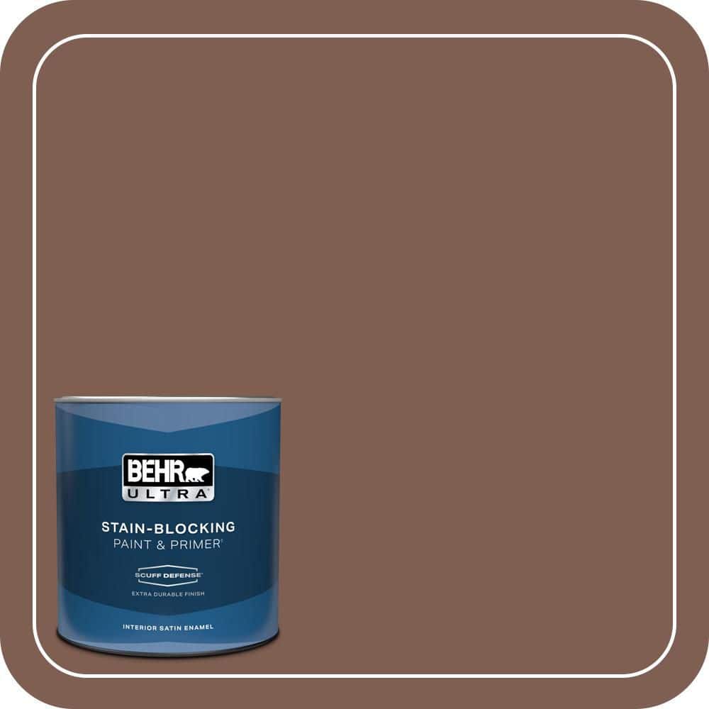 1 qt. #N160-6 Spanish Chestnut Extra Durable Satin Enamel Interior Paint & Primer price history on PriceWatchPro