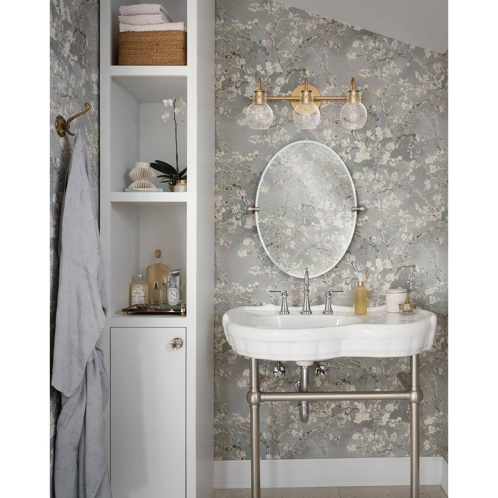 Chrome High-Arc Widespread Bathroom Faucet with Metal Handles