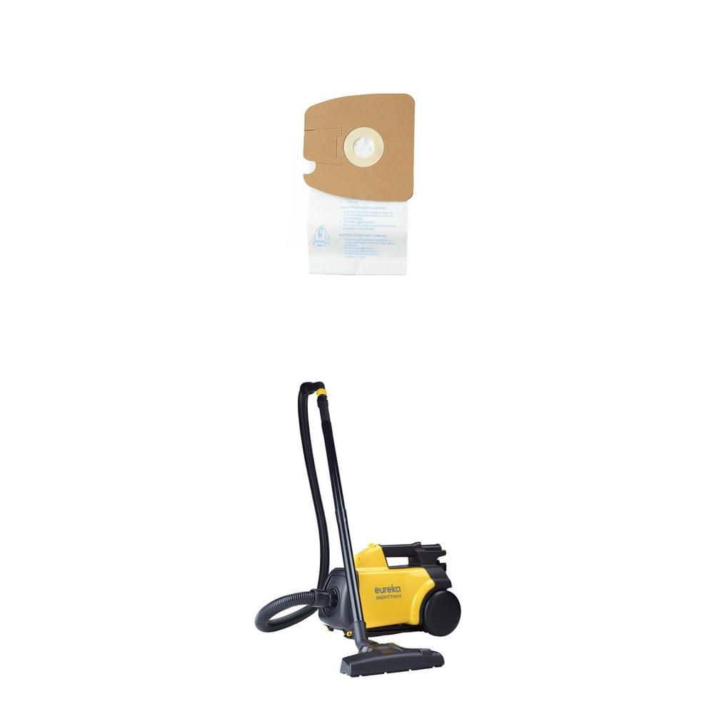Eureka MM Micro Filtration Vacuum Bags and Mighty Mite Bagged Corded Canister Vacuum Combo
