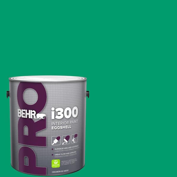 BEHR PRO 1 gal. #S-G-460 Mint Sprig Eggshell Interior Paint