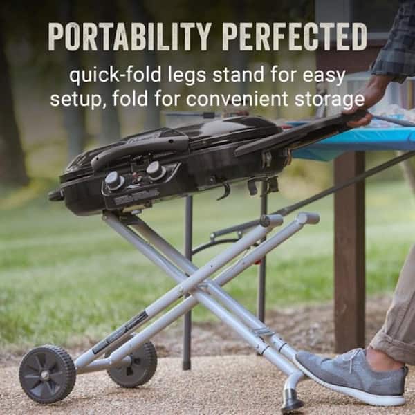 RoadTrip X-Cursion 2-Burner Portable Propane Gas Portable Grill, Black