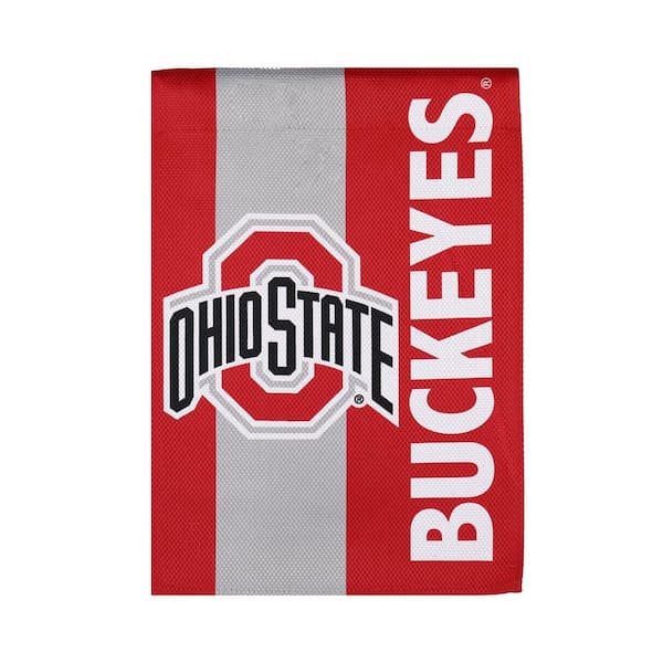 12 in. x 18 in. Ohio State University Garden Flag