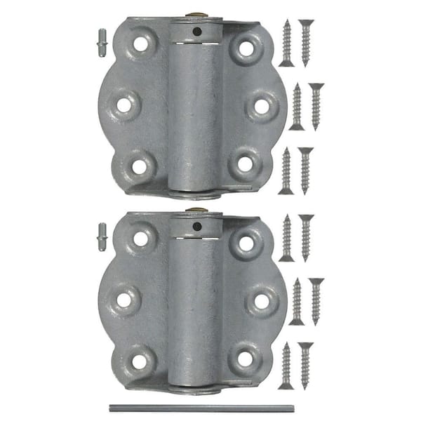 Wright Products 2-3/4 in. Galvanized Adjustable Self-Closing Hinge (1-Pair)