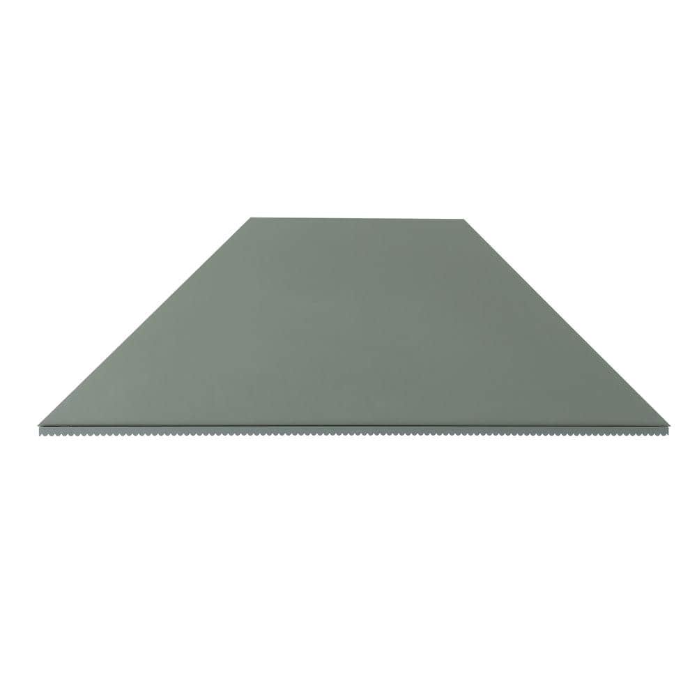 Emmeline Sage Green Composite Wood Corner Floating TV Stand