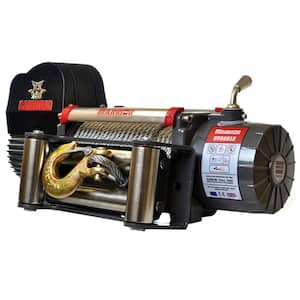 Samurai Series 9,500 lb. Capacity 12-Volt Electric Winch with 85 ft. Steel Cable