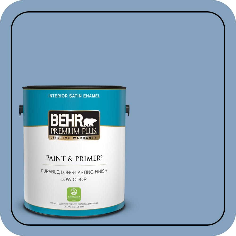 1 gal. #PPU14-07 Hawaiian Sky Satin Enamel Low Odor Interior Paint & Primer price history on PriceWatchPro