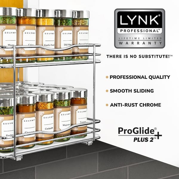 LYNK PROFESSIONAL Slide Out Coffee Pod Holder Organizer Upper