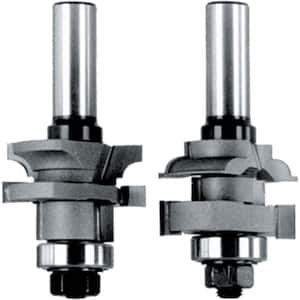 Carbide-Tipped Stile and Rail 2-Flute Router Bit with 1/2 in. Shank