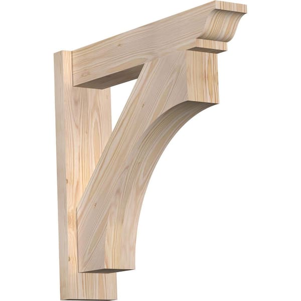 Ekena Millwork 6 in. x 24 in. x 24 in. Westlake Traditional Smooth Douglas Fir Outlooker