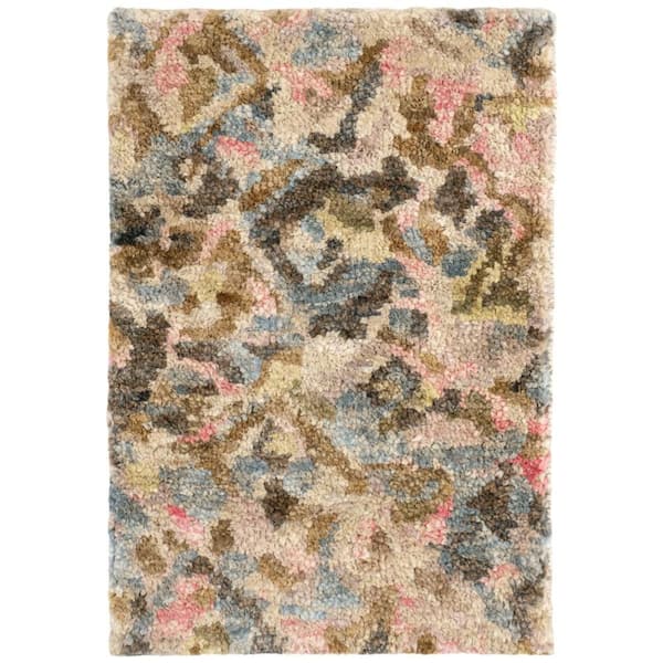 Keira Hand Knotted Jute Multi 2 ft. x 3 ft. Indoor Area Rug
