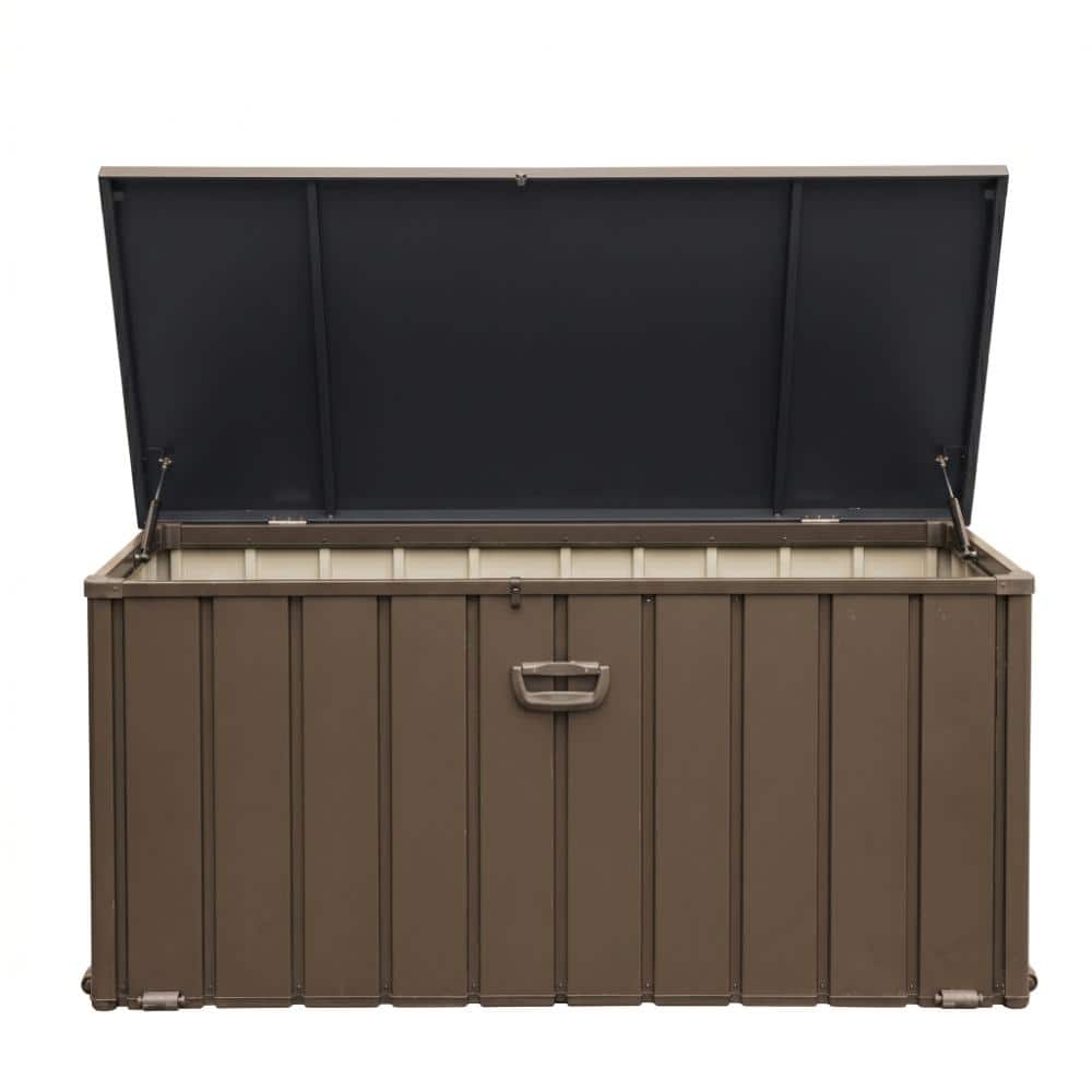 200 Gallon Outdoor Storage Deck Box, Waterproof, Lockable, Dark Brown price history on PriceWatchPro
