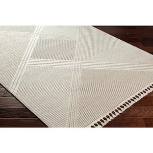 Finland Off-White/Cream 5 ft. x 7 ft. Modern Indoor Area Rug